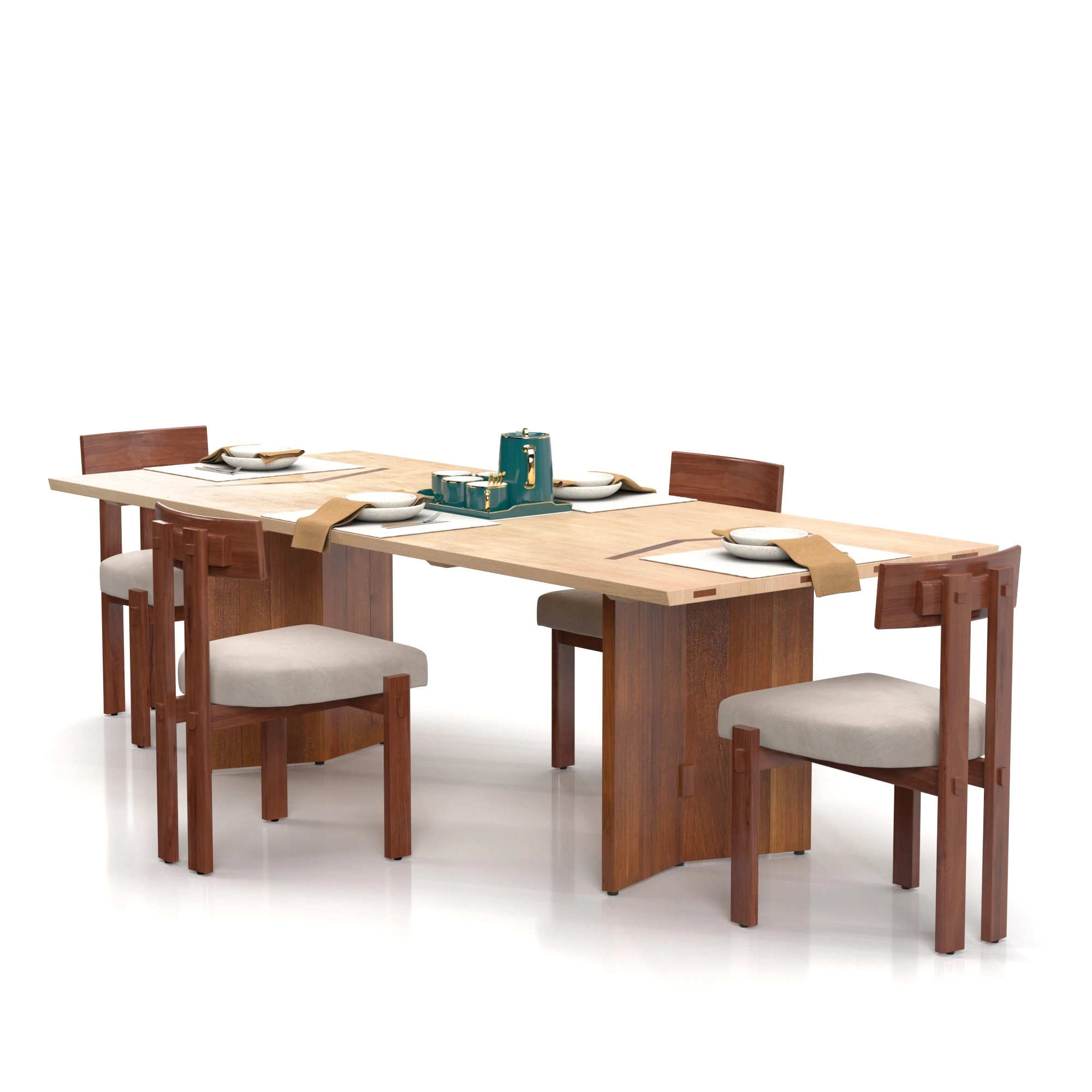 Dining Set 13 3D Model_03